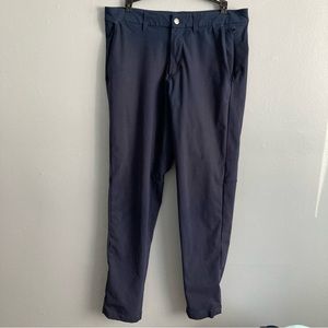 Lululemon Commission Pant Slim *Warpstreme 34" Navy Size 32